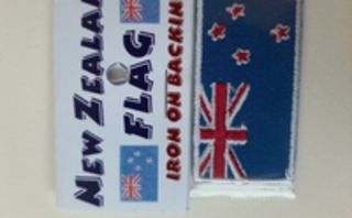 New Zealand Flag Small Iron On Patch