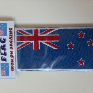 Iron On New Zealand Flag Medium