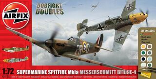 Supermarine Spitfire Mk Vb Messerschmitt Bf109E Dogfight Double Scale 1:48