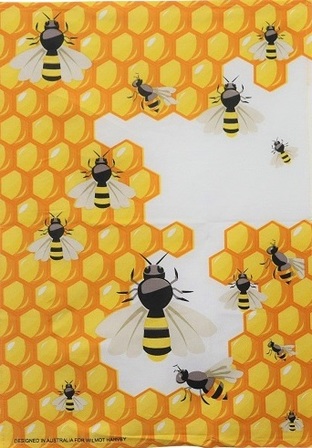 Bee Hives Tea Towel